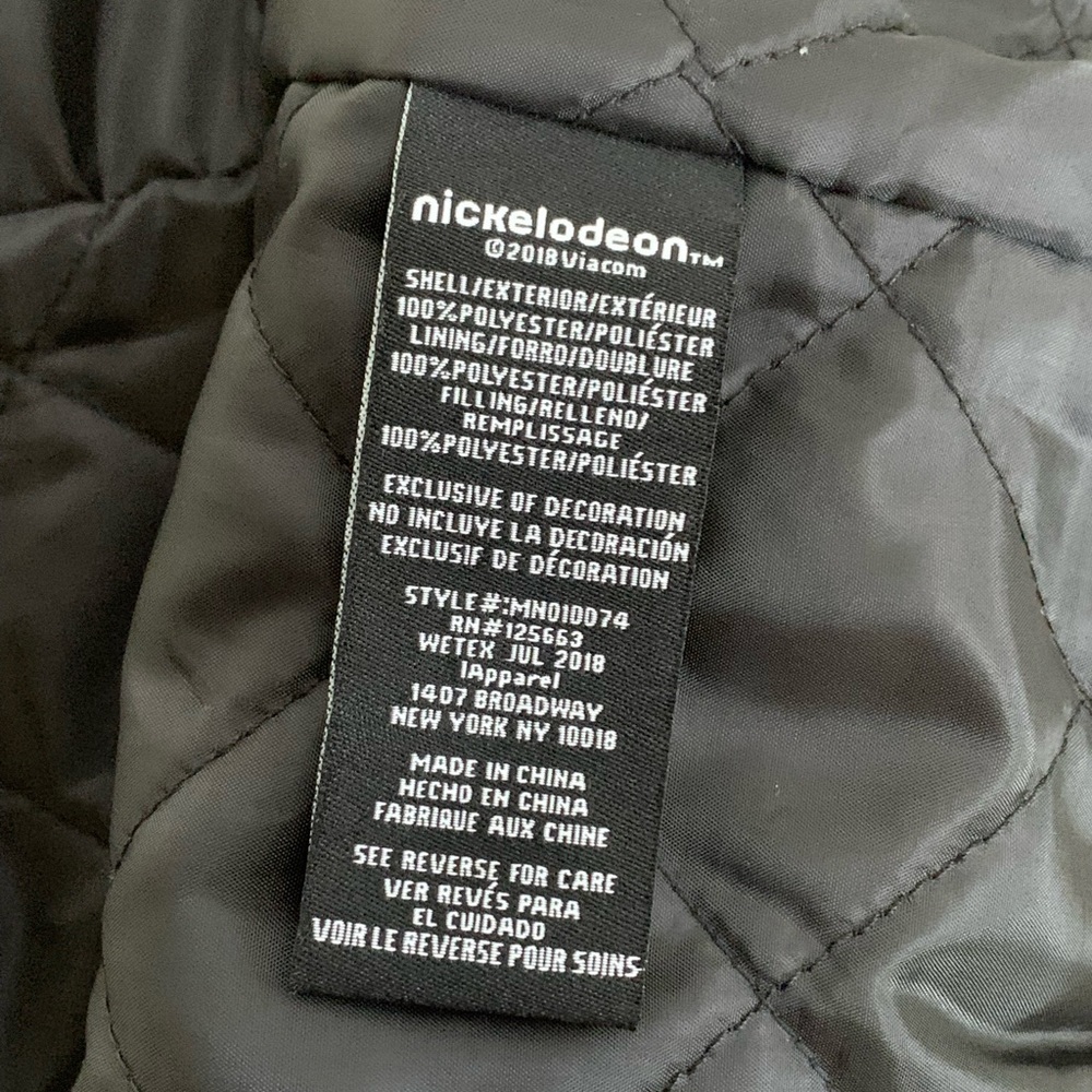 π Nickelodeon x Members Only Bomber Jacket β Size M β Retro 90s Cartoons - Picture 8 of 10